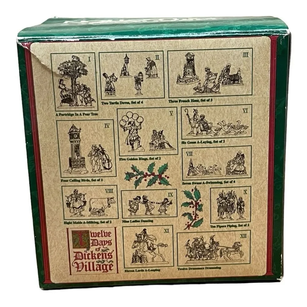Dept 56 Five Golden Rings #58381 Twelve Days of Dickens’ Village Original Box